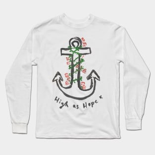 Florence Welch High As Hope Anchor Art Doodle Long Sleeve T-Shirt